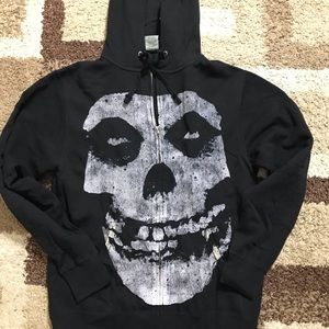 MISFITS FIEND Skull Sweatshirt Jacket AA160